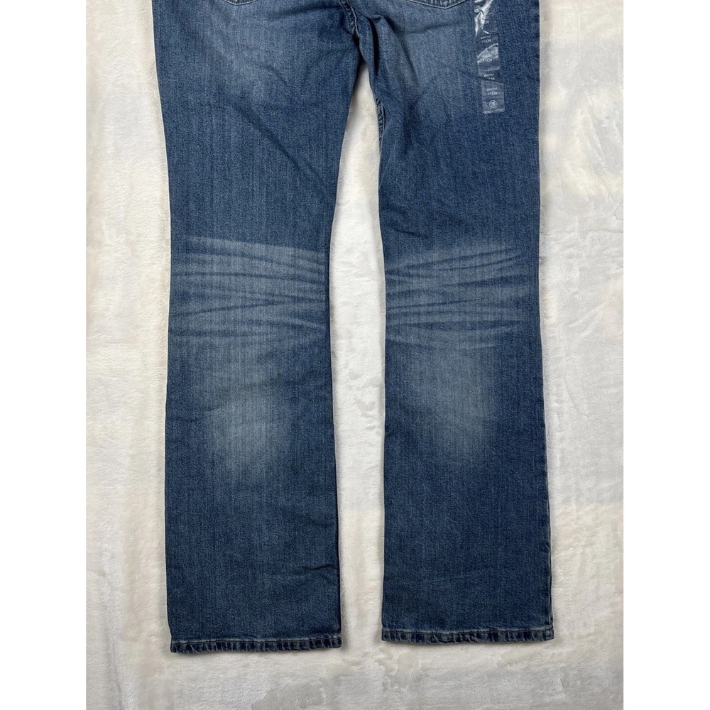 Wrangler Womens 11x34 Retro Boot Cut Jeans Dark Wash Blue Stretch Rodeo Concert - Picture 12 of 15